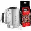 Weber Tändpaket - Grillstarter, 2 Kg Briketter & 6 Tändkuber -Billig Weber Butik weber grillstartersaet 17631 36066 1